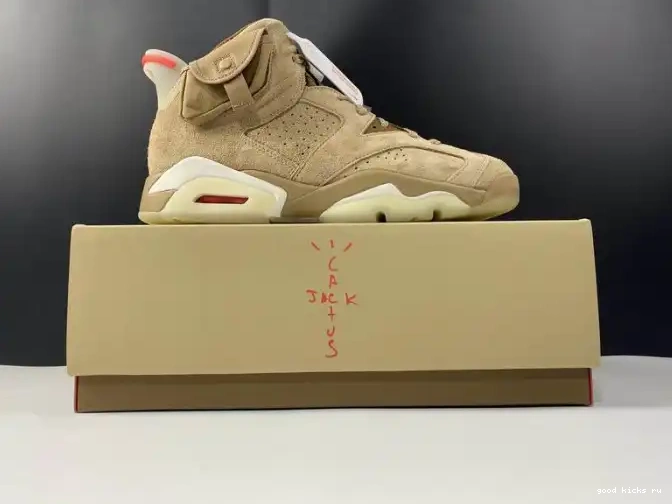 80% Off Sale British Air 6 DH0690-200 Khaki Retro Jordan Scott Travis 0605